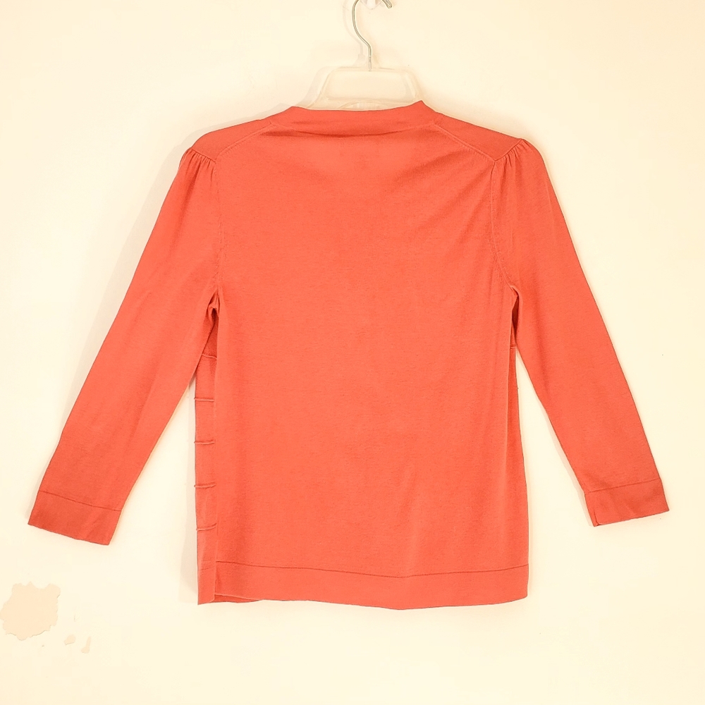 Pure Collection Silk Button Cardigan - Picture 8 of 10